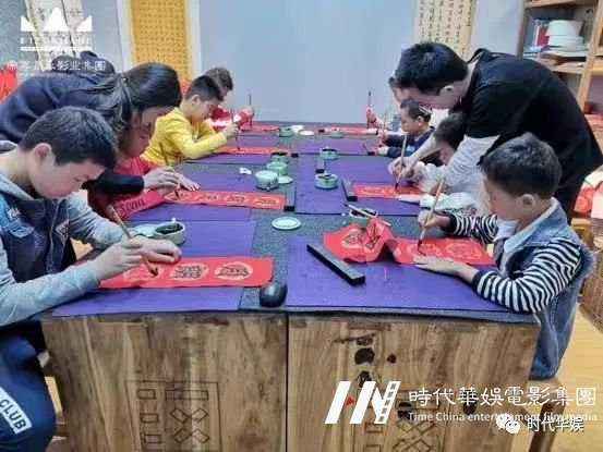 体验活动 | 《山行》国画少儿书法活动(图4)