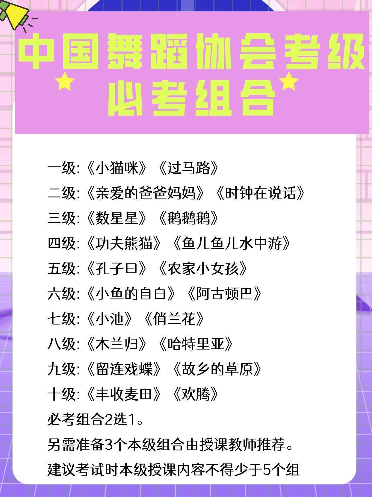 少儿舞蹈|中国舞蹈协会考级必考组合