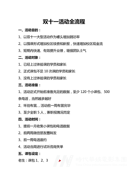 少儿口才教培校区双十一活动全流程方案领取(图2)