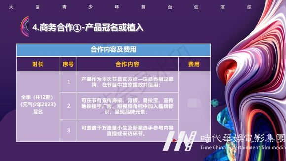 创演综艺《元气少年2023》栏目冠名招商赞助(图36)