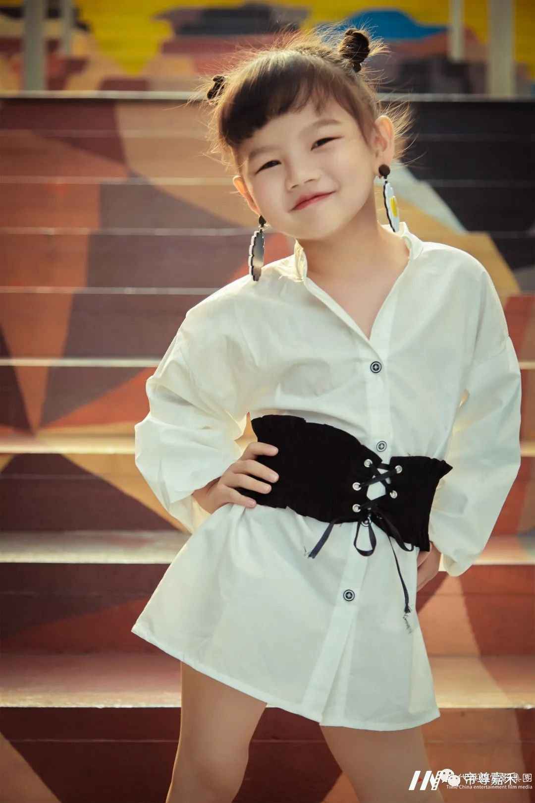 儿童模卡casting精选 | 时尚撞色·鬼马少女张可馨(图6) 图片