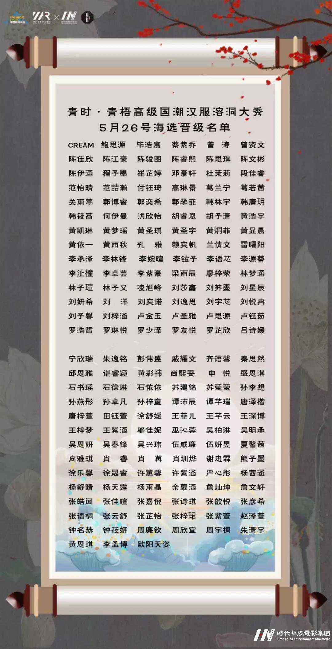 第四场海选晋级详情|青时·青梧高级定制国潮汉服溶洞大秀(图3)