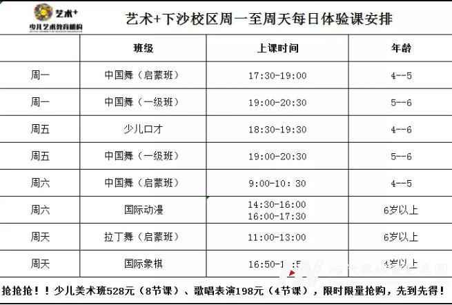 深圳下沙区少儿艺术培训哪家好